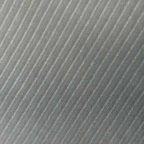 Talbots Vintage White Tone on Tone Diagonal Stripe Button Front Shirt Size 12 - Picture 6 of 9